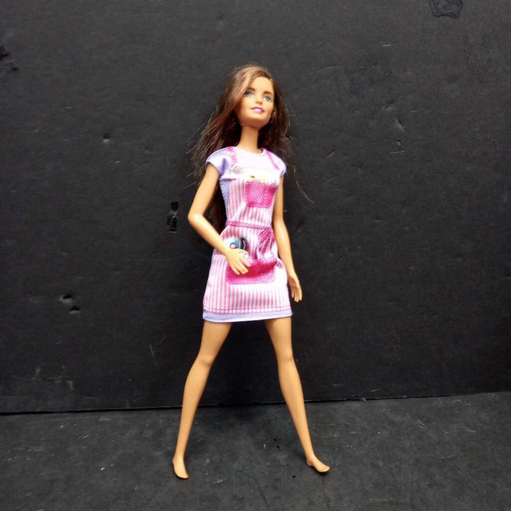 Doll in Apron Dress