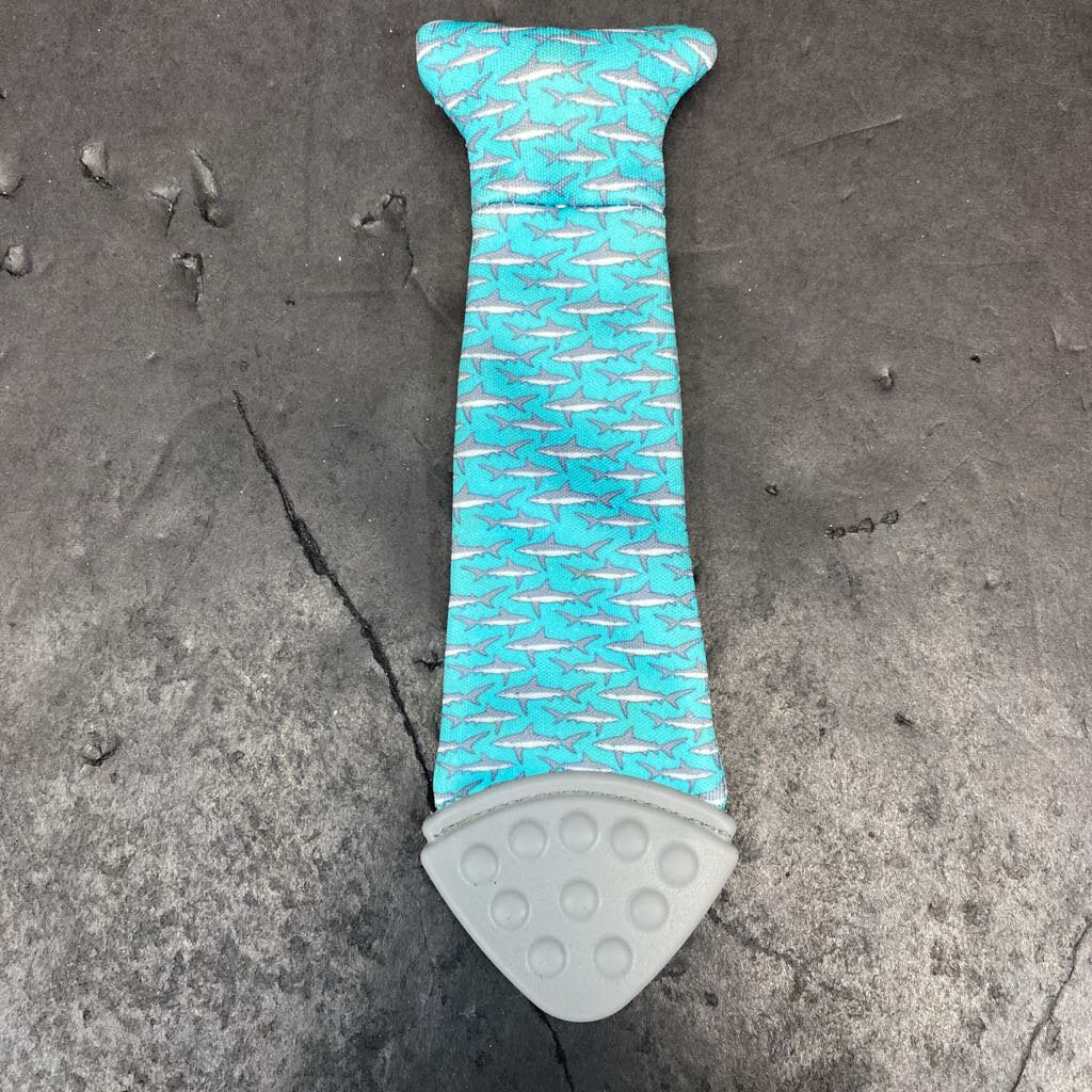 Shark Tie Crinkly Sensory Teether (Tasty Tie)