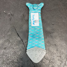 Load image into Gallery viewer, Shark Tie Crinkly Sensory Teether (Tasty Tie)
