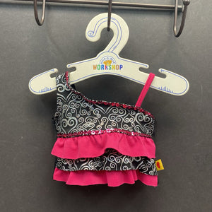 Sequin Ruffle Tank Top
