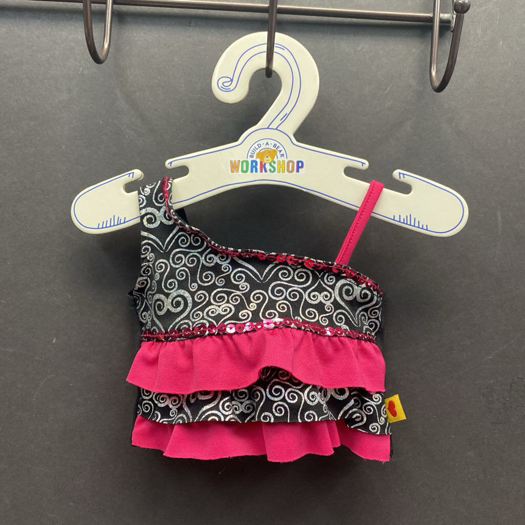 Sequin Ruffle Tank Top