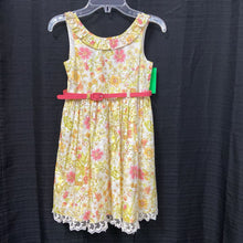 Load image into Gallery viewer, Belted Flower Dress
