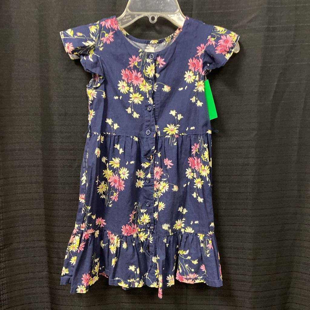 Flower Button Dress