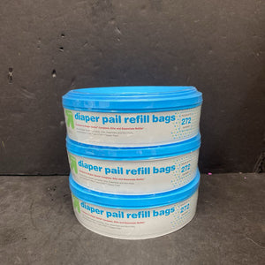 3pk Diaper Pail Refill Bags (NEW)