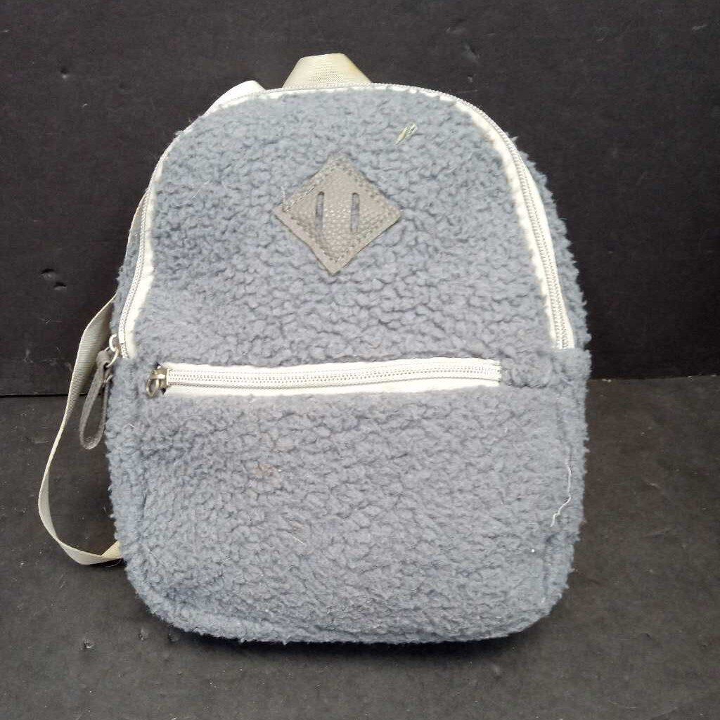 Fuzzy Mini Backpack Bag