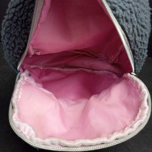 Fuzzy Mini Backpack Bag