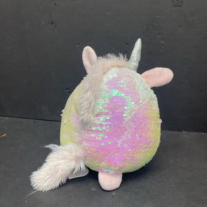 Reverse Sequin Unicorn Plush