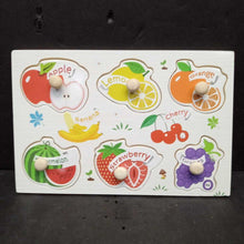 Load image into Gallery viewer, 6pc Fruit Knob Puzzle
