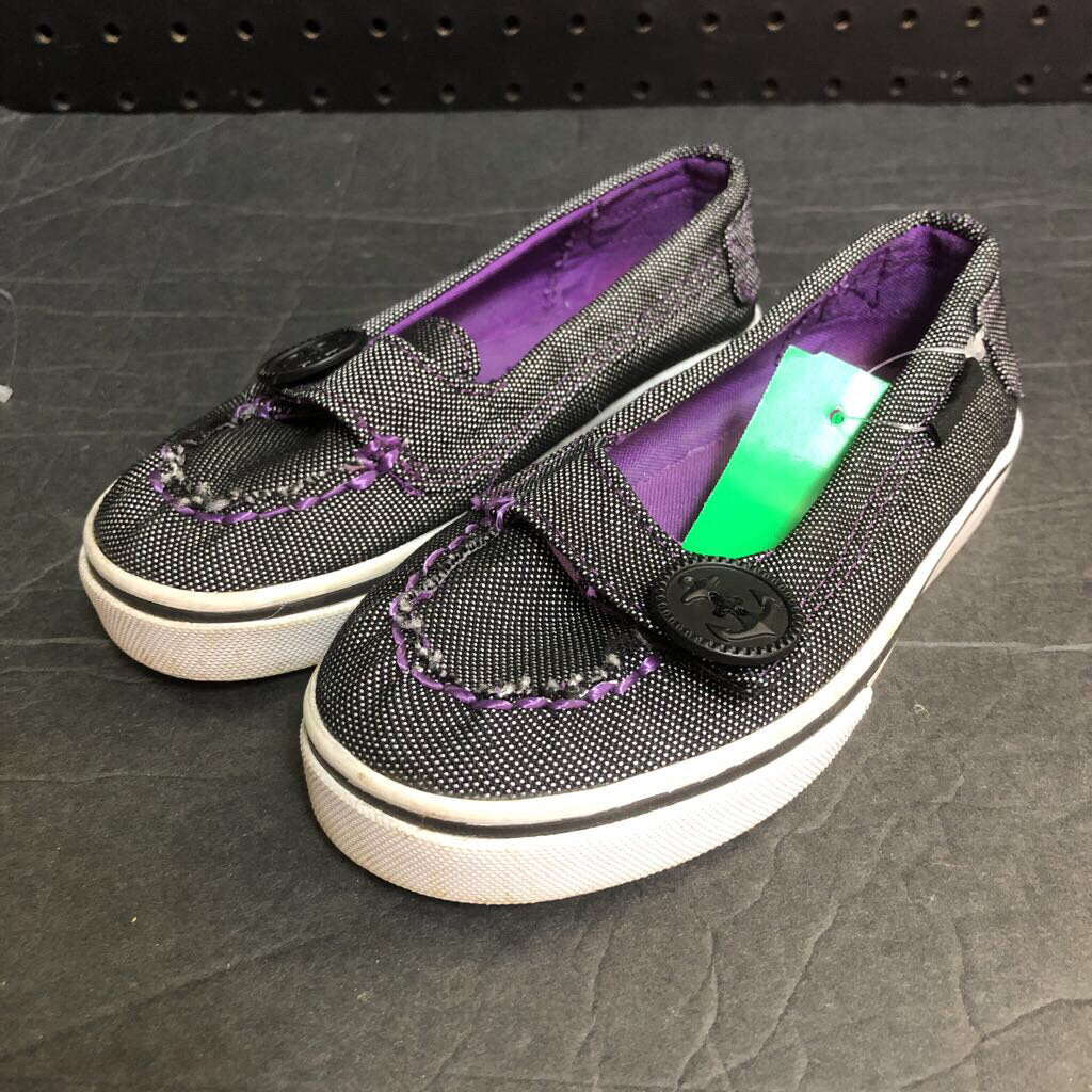 Girls Anchor Slip On Shoes