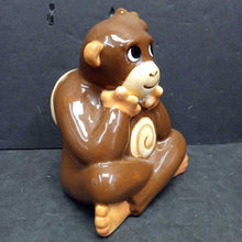 Load image into Gallery viewer, Merry Go Round Pitter Patter Ceramic Monkey Coin Bank (Gorham)
