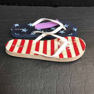 Girls USA Flip Flops