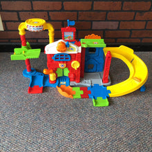 Load image into Gallery viewer, Save the Day Fire Station Car Raceway Track
