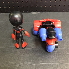 Load image into Gallery viewer, Spidey &amp; His Amazing Friends Motorcycle w/Miles Morales Figure
