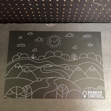 Load image into Gallery viewer, Happy Hills Chalkboard Placemat (Imagination Starters)
