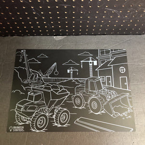 Construction Chalkboard Placemat (Imagination Starters)