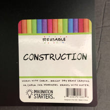 Load image into Gallery viewer, Construction Chalkboard Placemat (Imagination Starters)

