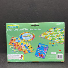 Load image into Gallery viewer, 3-in-1 Bingo, Memory, &amp; Checkers Game Set
