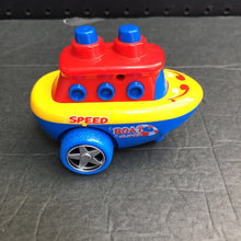 Load image into Gallery viewer, Bump &amp; Go Pullback Speed Boat

