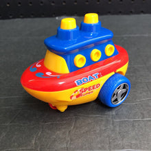 Load image into Gallery viewer, Bump &amp; Go Pullback Speed Boat

