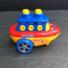 Load image into Gallery viewer, Bump &amp; Go Pullback Speed Boat
