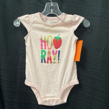 Load image into Gallery viewer, &quot;Ho ray&quot; strawberry onesie
