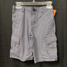 Load image into Gallery viewer, Plaid cargo shorts
