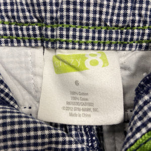 Plaid cargo shorts