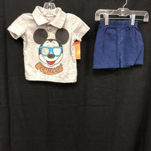 Load image into Gallery viewer, &quot;#Chillin&quot; 2pc mickey outfit
