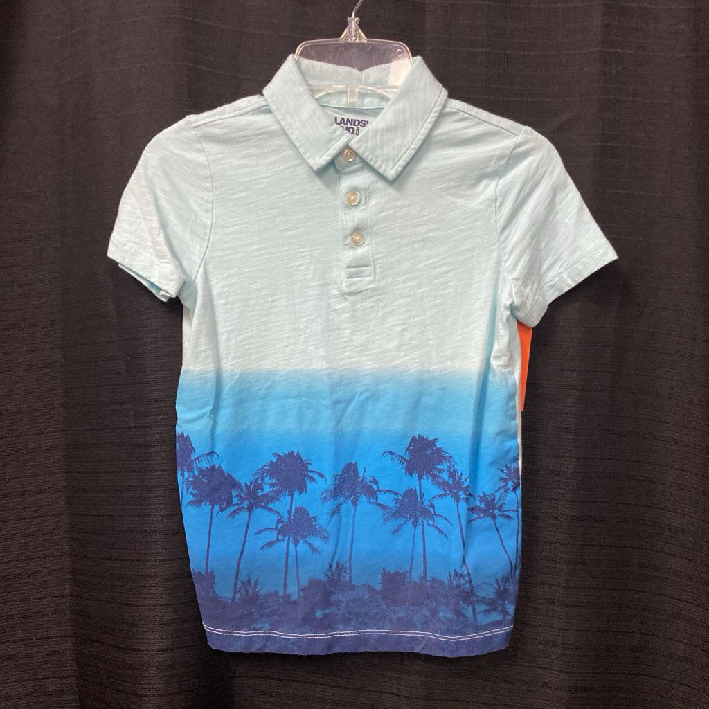 Palm tree polo shirt