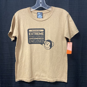 "warning extreme monkey..." Tshirt (Think Geek)