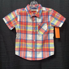 Load image into Gallery viewer, Plaid button down shirt
