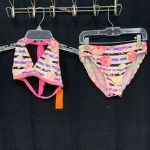 Load image into Gallery viewer, 2pc Striped Swimwear
