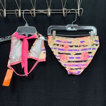 Load image into Gallery viewer, 2pc Striped Swimwear
