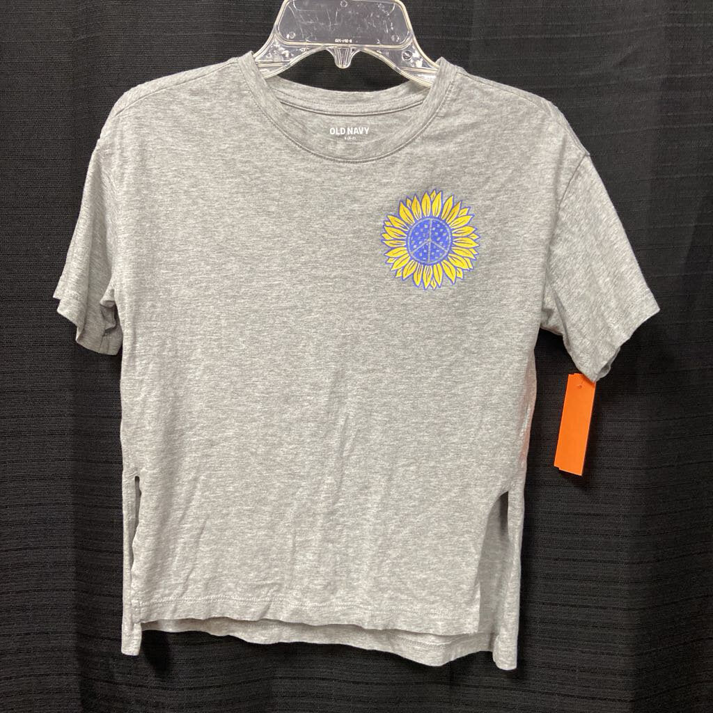 Sunflower Peace Sign Top