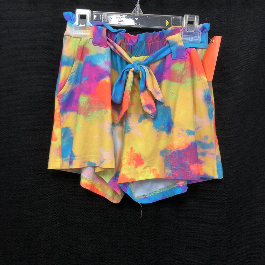 Tie Dye Bow Shorts (Miss Popular)