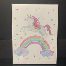 Load image into Gallery viewer, Sparkly Unicorn Canvas
