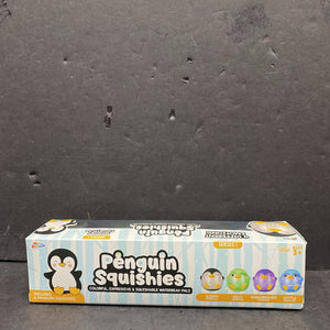 4pk Penguin Squishies Sensory Toys (NEW) (Granx)