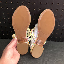 Load image into Gallery viewer, Girls Painted Petals Wylie Sandals (NEW)

