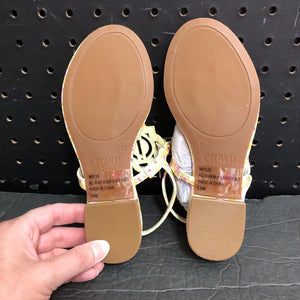 Girls Painted Petals Wylie Sandals (NEW)
