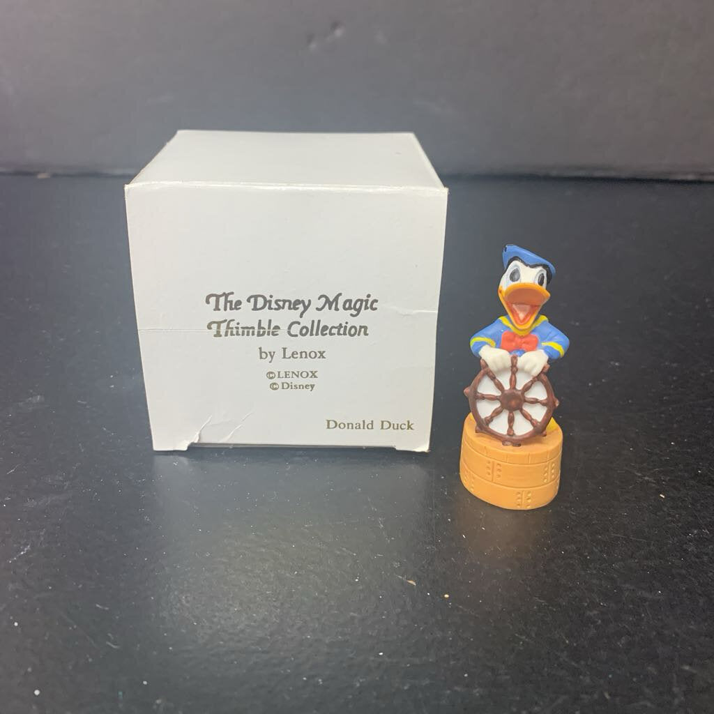 Disney Magic Thimble Collection Donald Duck Figurine