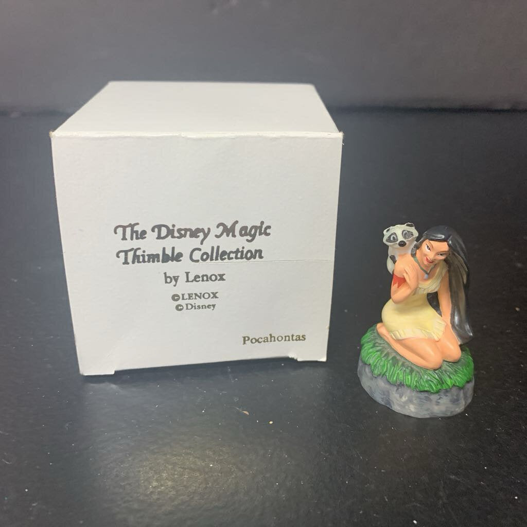 Lenox Disney Magic Thimble Collection Pocahontas Figurine