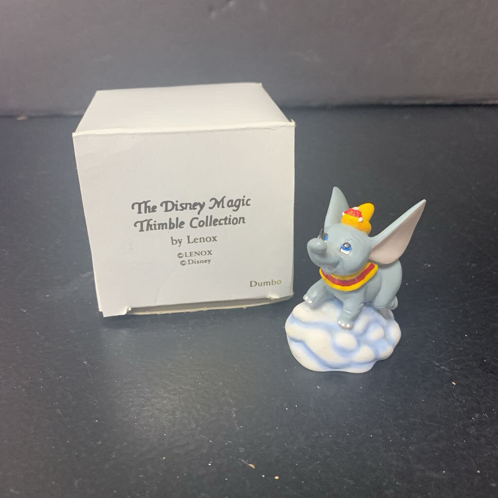 Lenox Disney Magic Thimble Collection Dumbo Figurine
