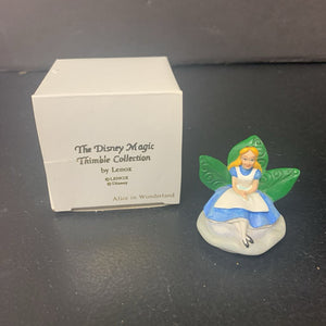 Lenox Disney Magic Thimble Collection Alice in Wonderland Figurine