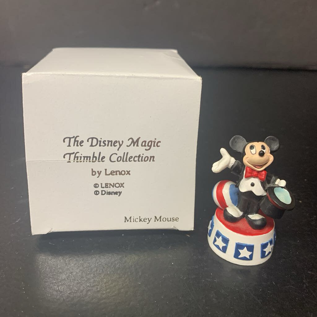 Lenox Disney Magic Thimble Collection Mickey Mouse Figurine