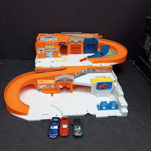 Sto & Go Car Raceway Track w/Cars