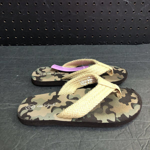 Boys Camo Flip Flops
