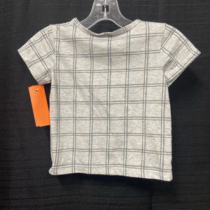 Plaid Button T-Shirt (PL Baby)
