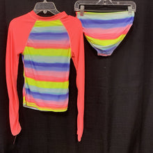 Load image into Gallery viewer, 2pc Striped Swimwear
