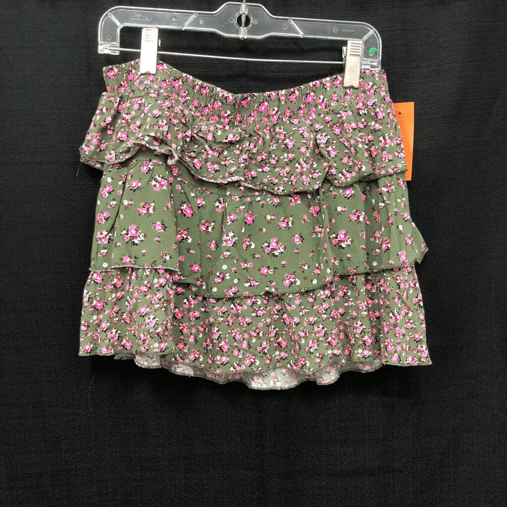 Flower Ruffle Skort