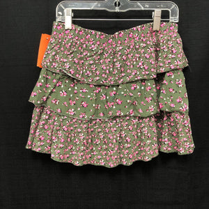 Flower Ruffle Skort